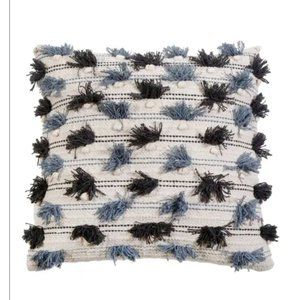 NEW Pom Pom at Home Pippa 20" Accent Pillow in Ivory/Navy - $138